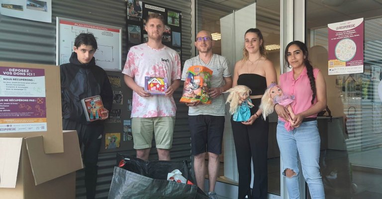Collecte de jouets pour La Récup à Besac