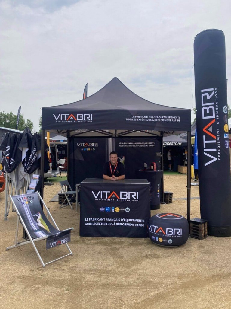 Stand VITABRI au salon de Nature is Bike