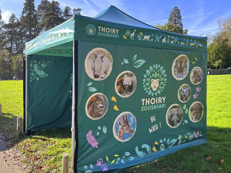 Tente personnalisée